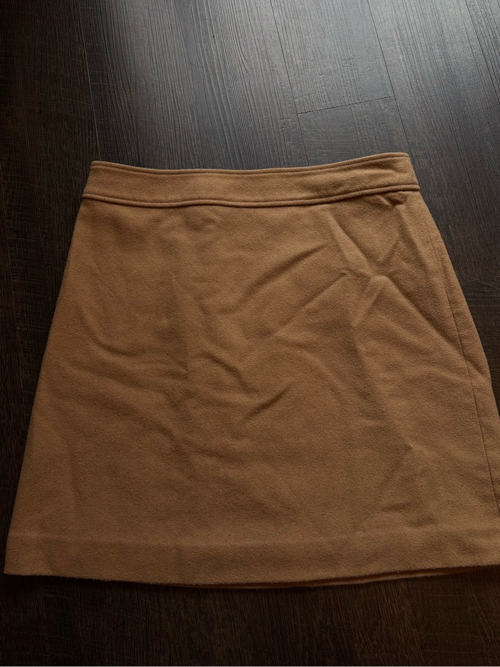 J. Crew Camel Brown A-Line Mini Skirt